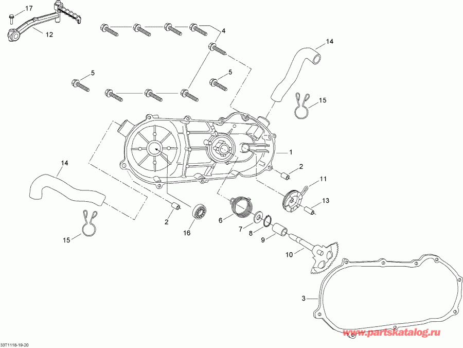 ATV BRP DS 70, 2013 - Cvt   Kick Stater