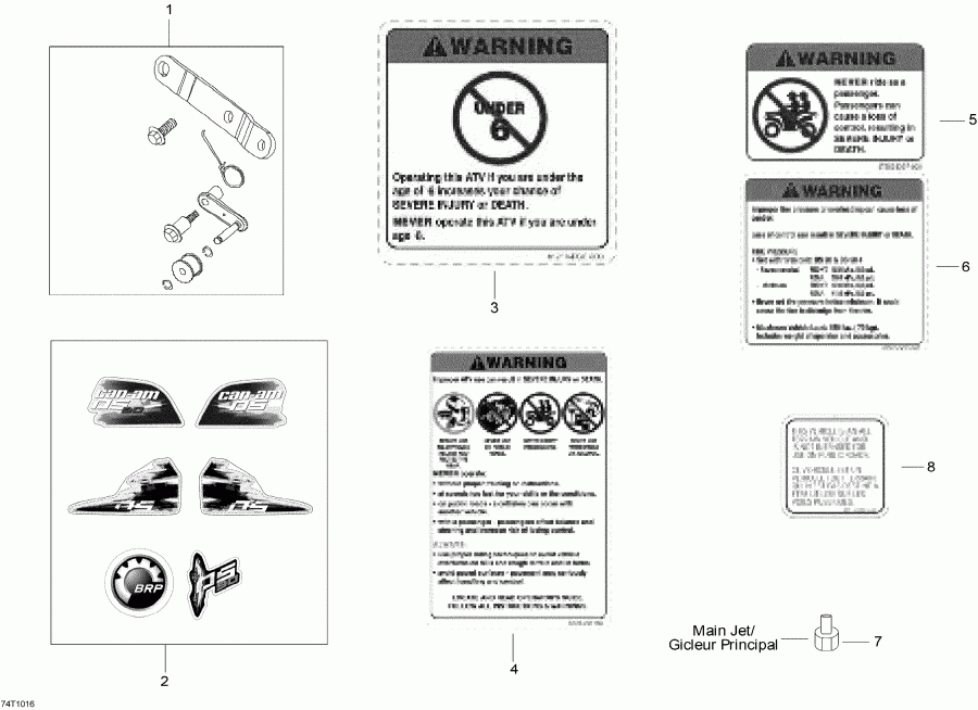  Bombardier  DS 90, 2013 - Accessories And Decals