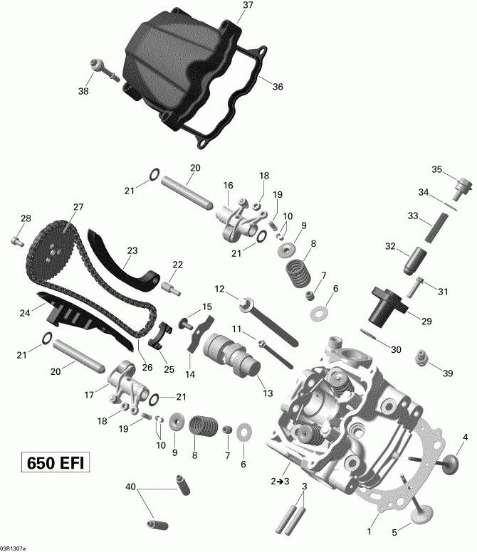 ����������  ������ Outlander 650EFI STD, DPS & XT, 2013 - ������� ����� ��������, Front