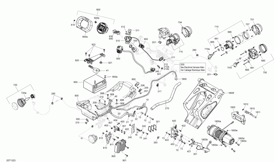 ����������  Outlander 650EFI XMR, 2013 ������ - ��������� System