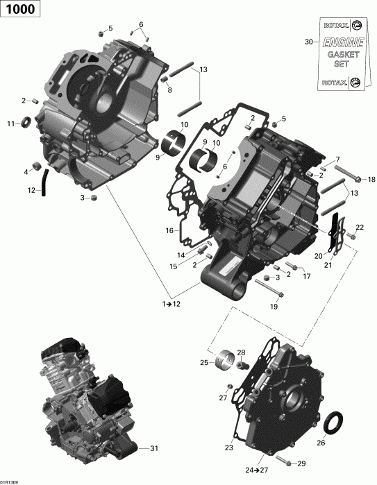 BRP Outlander MAX 1000EFI, DPS, XT & XT-P, 2013 - ������ ���������