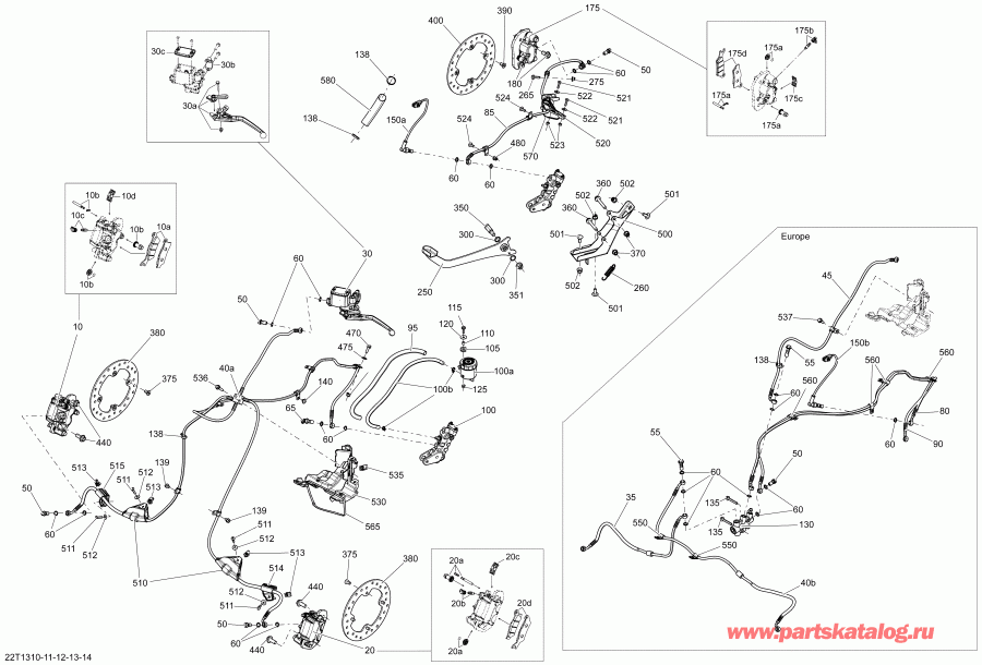 ������������  ����������� Outlander MAX 650EFI STD, DPS & XT, 2013 - ������s