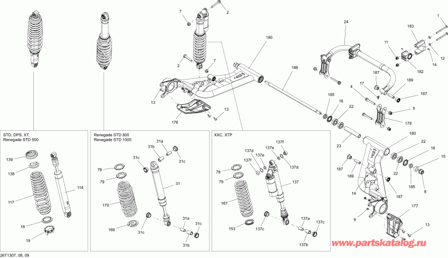 ���������� BRP ������ Renegade 500EFI STD, 2013 - ������ ��������