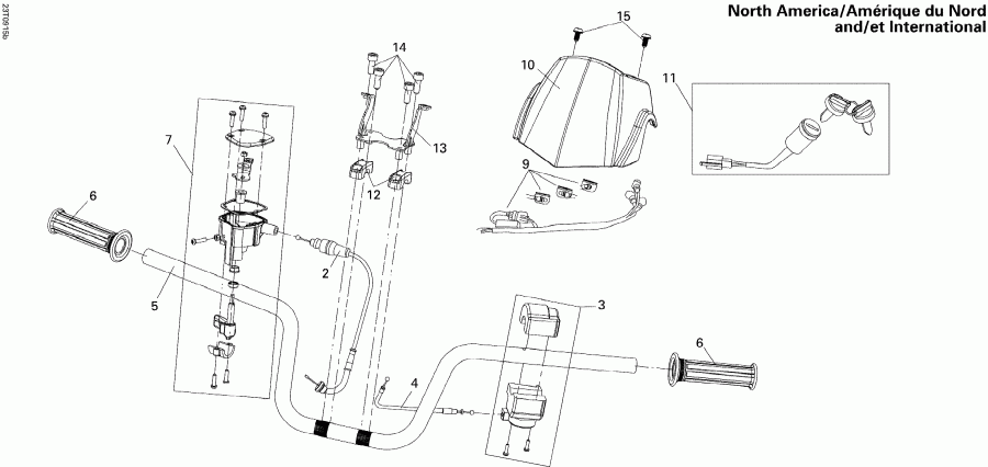 ATV BRP - Handlebar North America, International