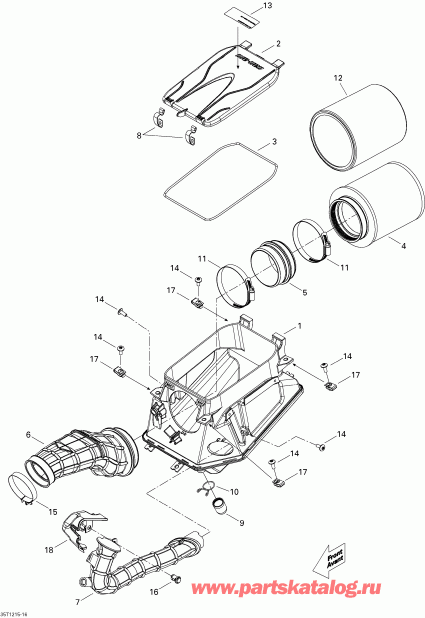 ATV - Air Intake Silencer