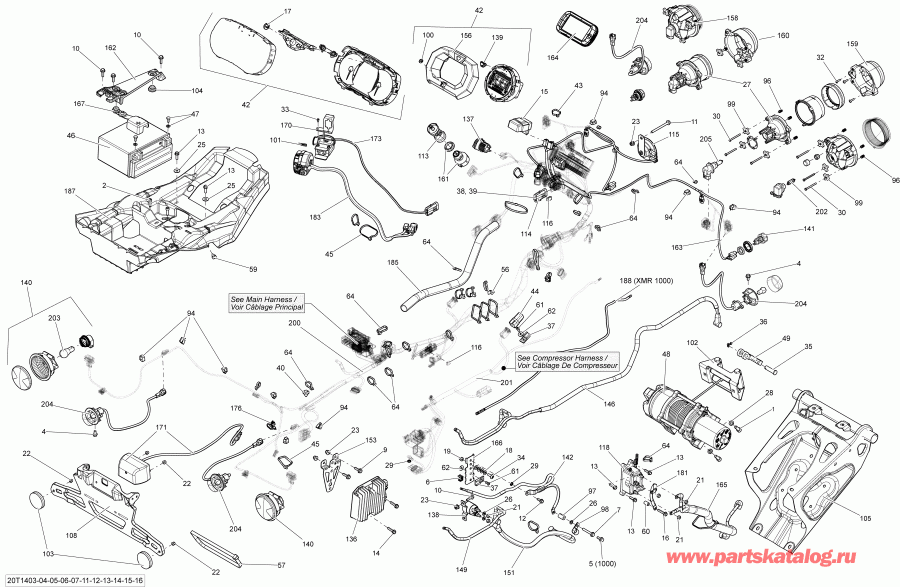 ���������� BRP ������ Outlander 1000EFI, DPS, XT & XT-P, 2014 - ��������� System
