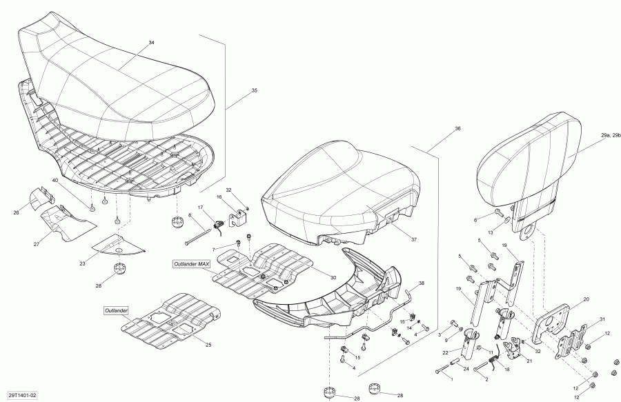 ����������  Outlander 400 EFI, STD, XT, 2014 ������ - �����