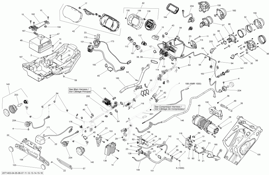 ATV  Outlander 650EFI STD, DPS & XT, 2014 - Electrical System