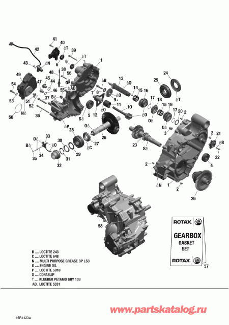 ������������  ����������� Outlander 6x6 (International & T3), 2014 - 45r1423a