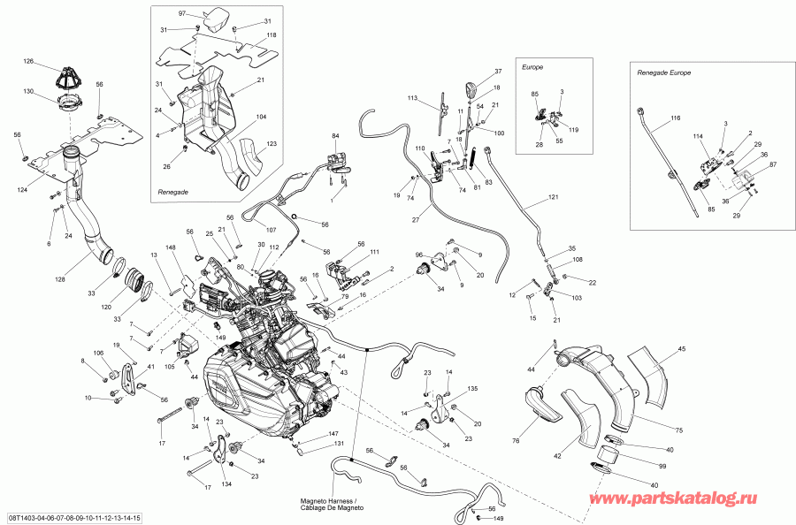 ������������  Outlander MAX 1000EFI, DPS, XT & XT-P, 2014 ������ - ���������