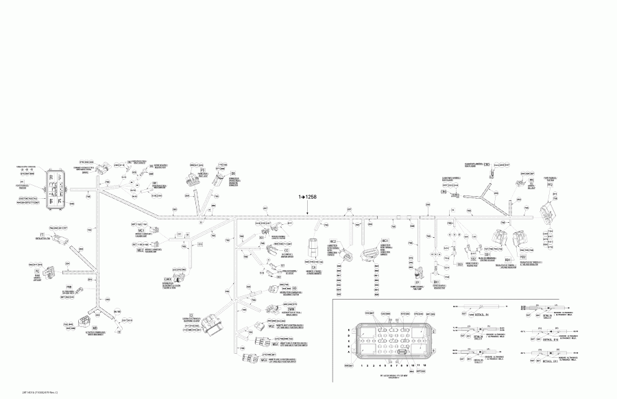 ����������  ������ Outlander Max 400 EFI, STD, XT, 2014 - Main ���� �������� ������