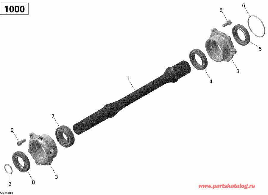   Renegade 1000 EFI STD, XXC, 2014 -   