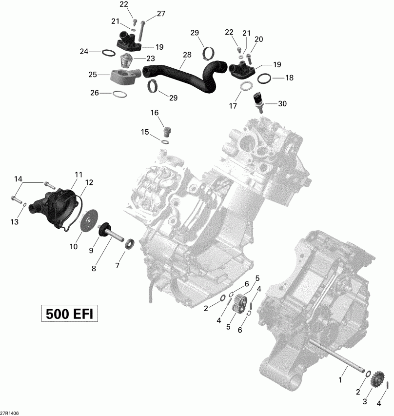 ������������ BRP Renegade 500EFI STD, 2014 ������ - ���������� ���������