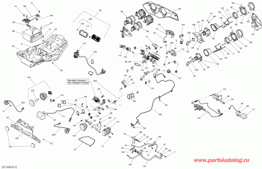 ATV BRP Renegade 500EFI STD, 2014  -  System