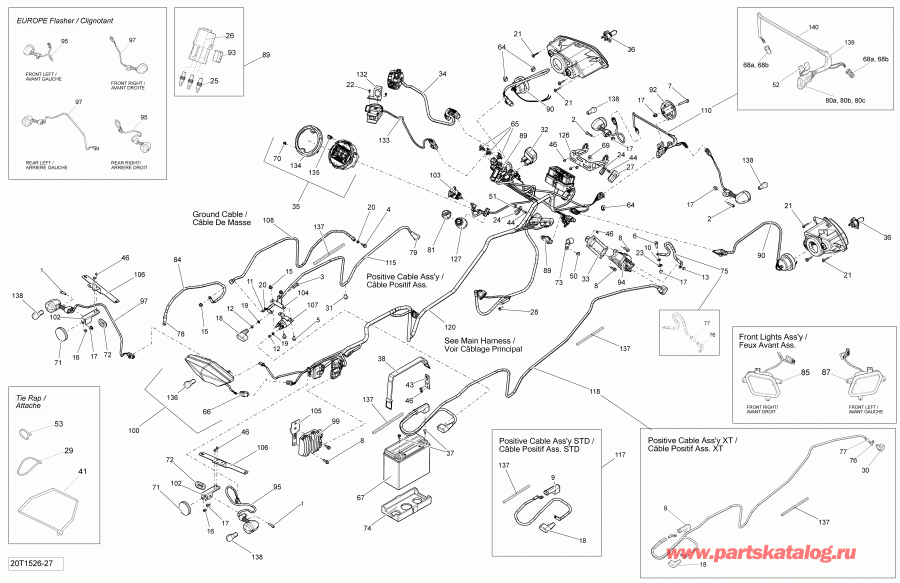 ATV  Outlander 400 EFI, STD(International only), 2015 - 20t1526