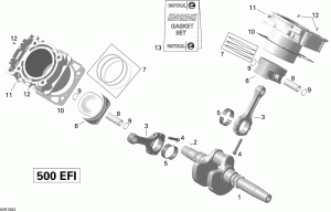01- ,    _02r1503 (01- Crankshaft, Piston And Cylinder _02r1503)