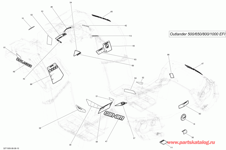  Outlander 650 EFI, 2015  - 32t1506