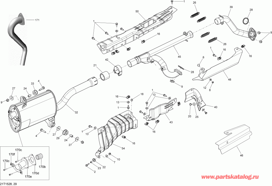 ������������ BRP ������ Outlander 6X6 650 EFI, 2015 - 21t1528