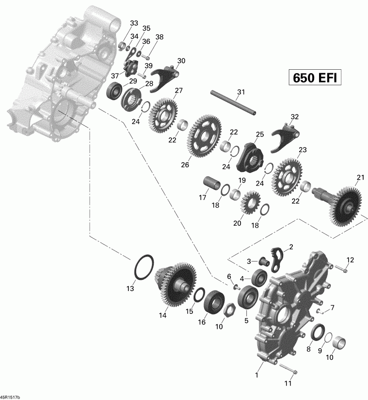    Outlander 6X6 650 EFI, 2015 - 45r1517b