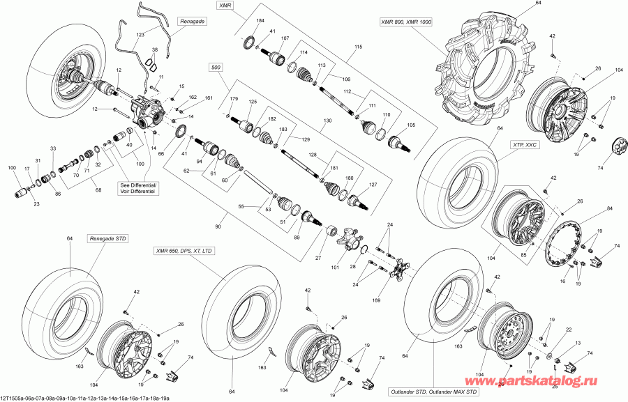 ���������� BRP Outlander 800R EFI, 2015 ������ - 12t1508a