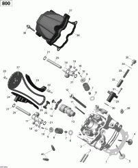 01-   , Front _03r1505a (01- Cylinder Head, Front _03r1505a)