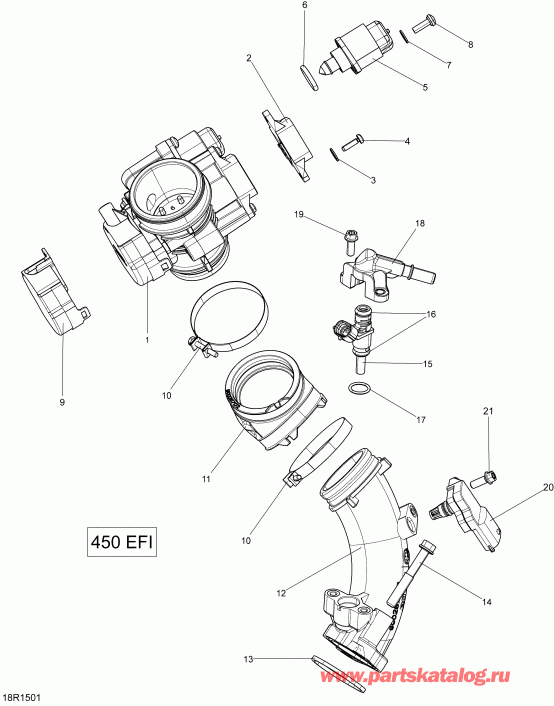 ������������ BRP Outlander L 450 EFI, 2015 - 18r1501