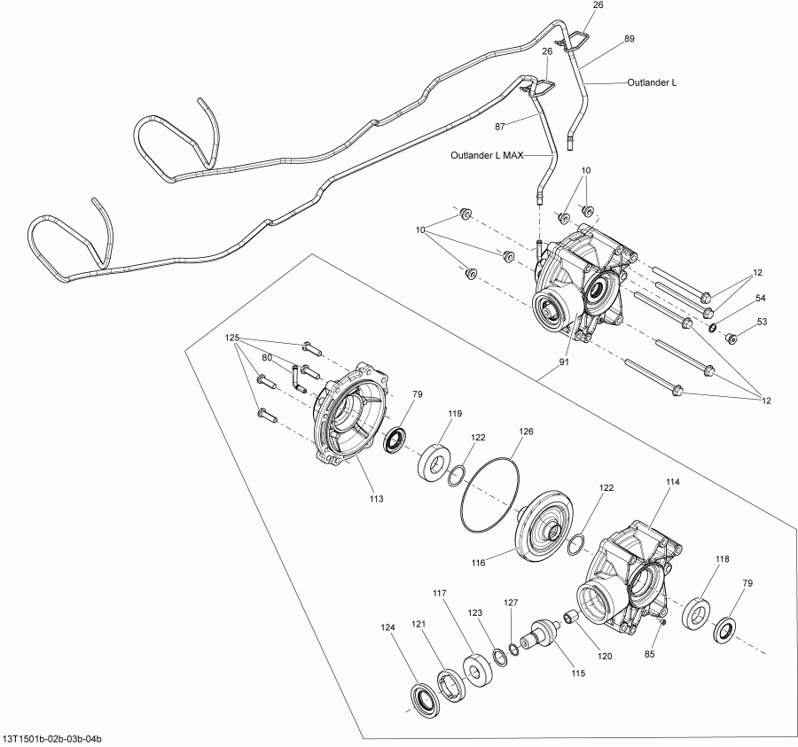   Outlander L 450 EFI, 2015 - 13t1501b