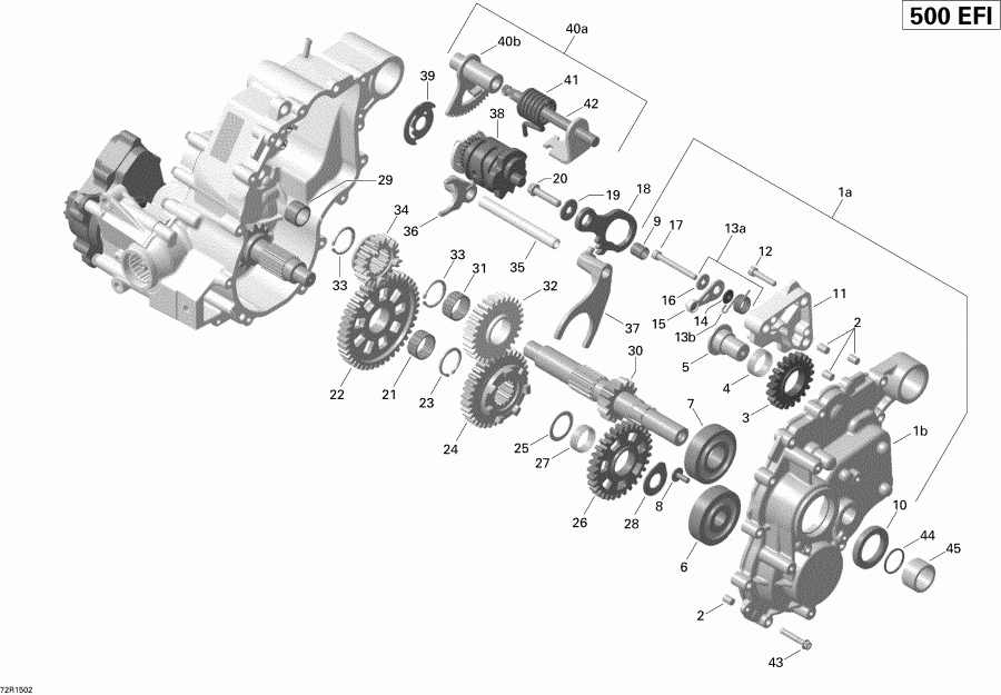 BRP Outlander L 500 EFI, 2015  - 72r1502