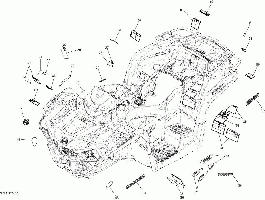   Outlander L MAX 450 EFI, 2015  - 32t1502