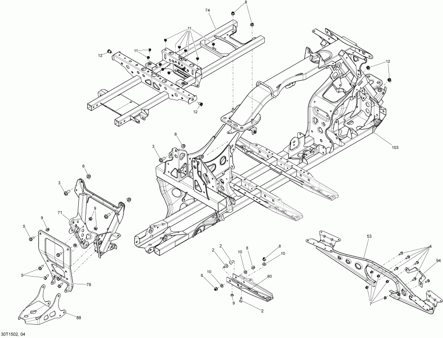 ATV BRP Outlander L MAX 500 EFI, 2015 - 30t1504