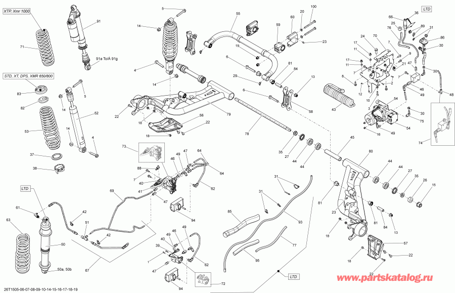 ATV   Outlander MAX 1000 EFI LTD, 2015 - 26t1518