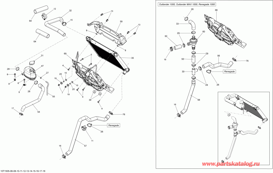 Outlander MAX 800R EFI, 2015  - 10t1516