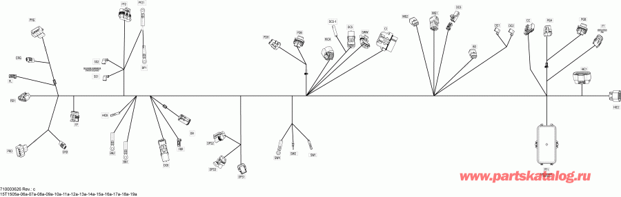 ������������ BRP Outlander MAX 800R EFI, 2015 ������ - 15t1516a