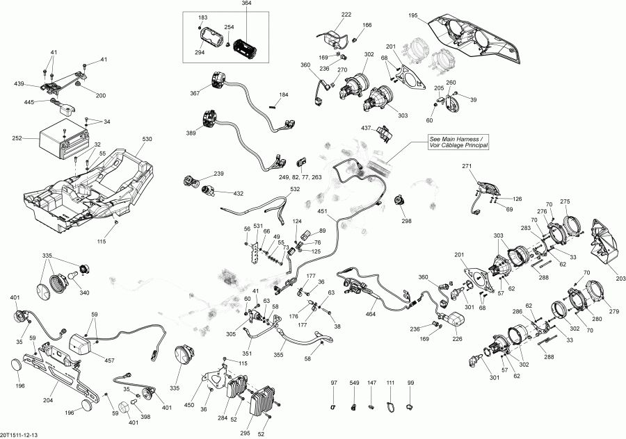 ATV BRP Renegade 1000 EFI, 2015 ������ - 20t1513