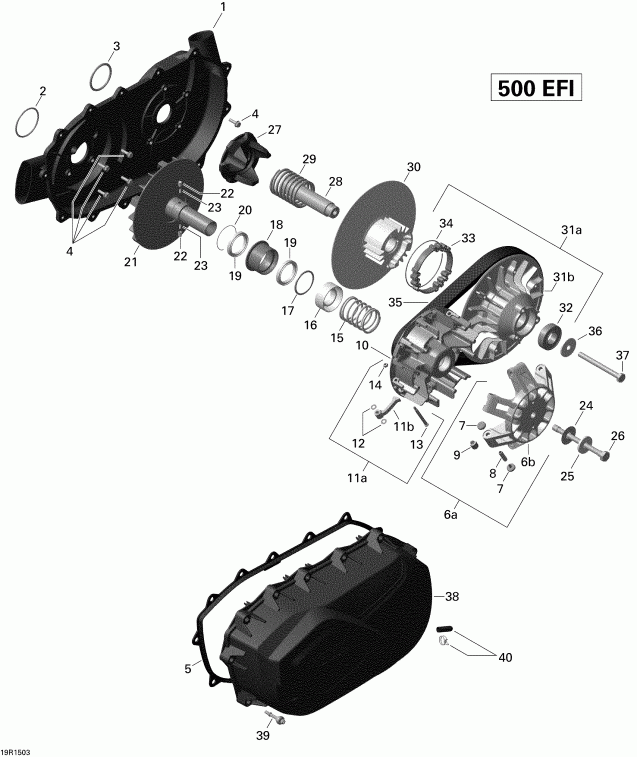 ���������� BRP Renegade 500 EFI, 2015 ������ - 19r1503