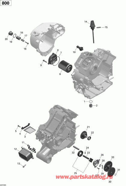 ������������  ����������� Renegade 800R EFI, 2015 - 54r1505