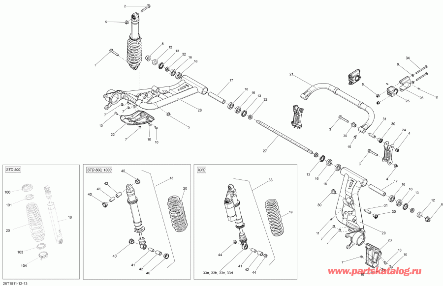 ATV  Renegade 800R EFI, 2015 ������ - 26t1512