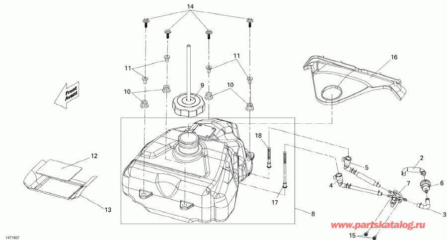 ATV  DS 250, 2016  - Fuel System