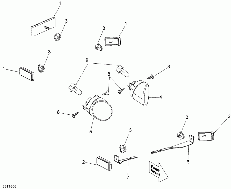    DS 90, 2016 - Headlights And Reflectors