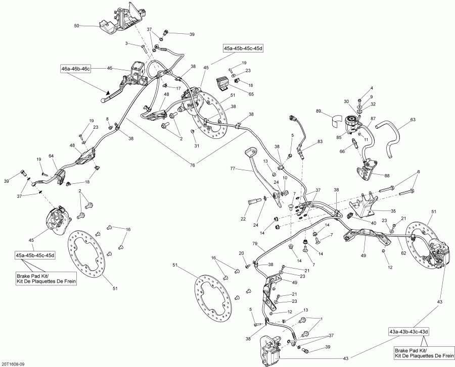Outlander 6X6 - 1000 EFI, 2016 - Hydraulic Brakes