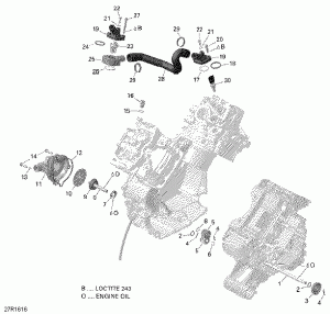 01-   - 650 Efi (01- Engine Cooling - 650 Efi)