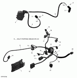 10-     Electronic Module - 650 Efi (package Pro) (10- Engine Harness And Electronic Module - 650 Efi (package Pro))