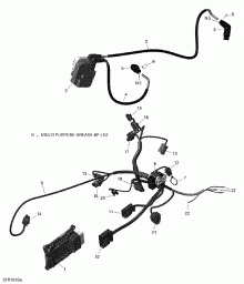 10-     Electronic Module - 650 Efi (10- Engine Harness And Electronic Module - 650 Efi)