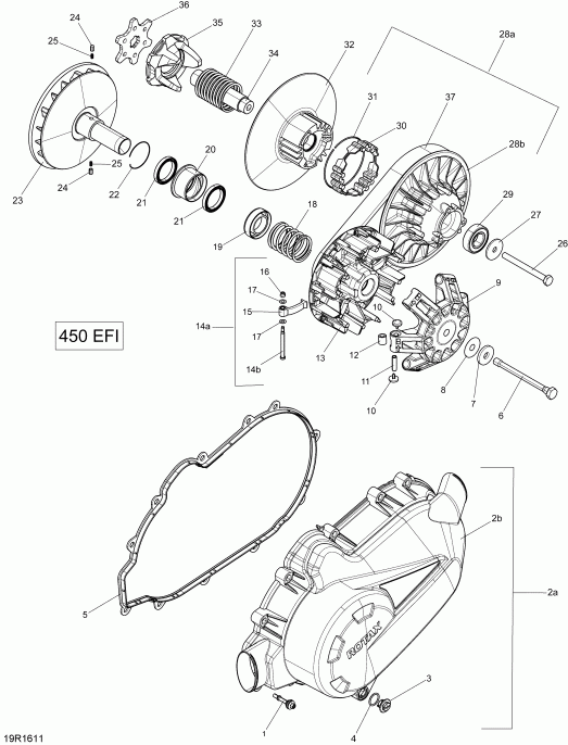 ATV BRP Outlander L - Outlander L MAX, 2016  -  450 Efi