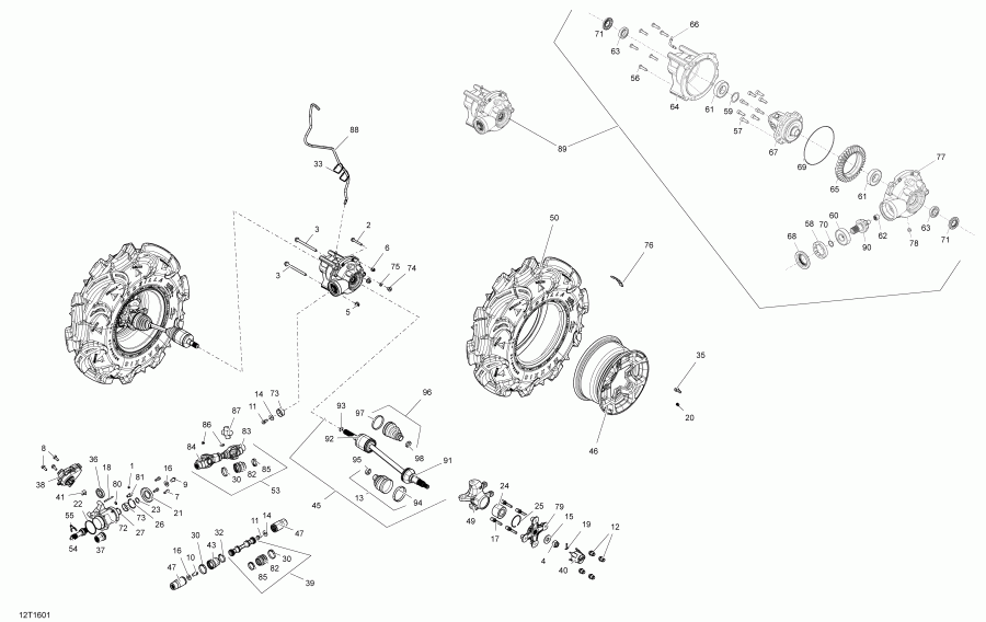 ����������  Outlander L - Outlander L MAX, 2016 - Front Drive System All Models