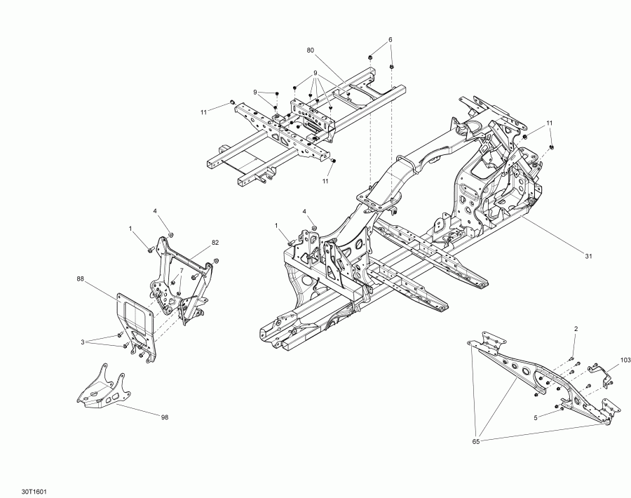  Bombardier  Outlander L - Outlander L MAX, 2016 - Frame All Models