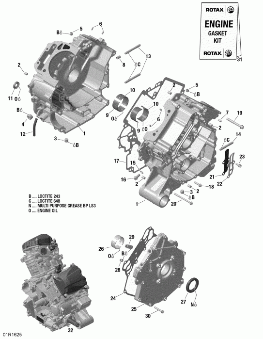 ATV  ����������� Outlander - Outlander MAX, 2016 - ������ ��������� 1000r Efi (except Xmr)