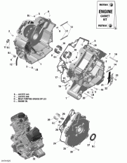 01-   - 1000r Efi (except Xmr) (01- Crankcase - 1000r Efi (except Xmr))