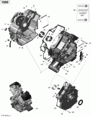 01-   - 1000r Efi (xmr) (01- Crankcase - 1000r Efi (xmr))