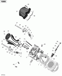 01-   , Front - 1000r Efi (01- Cylinder Head, Front - 1000r Efi)